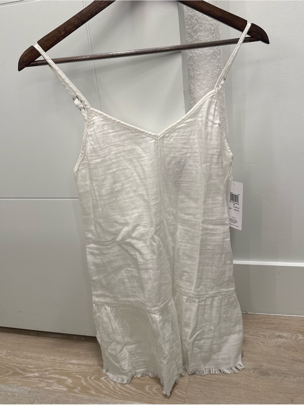 Hurley White Spaghetti Strap Romper